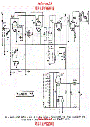 Magnadyne M15 电路原理图.pdf