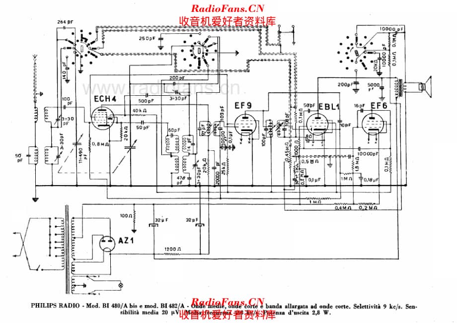 Philips BI480A bis BI482A bis 电路原理图.pdf_第1页