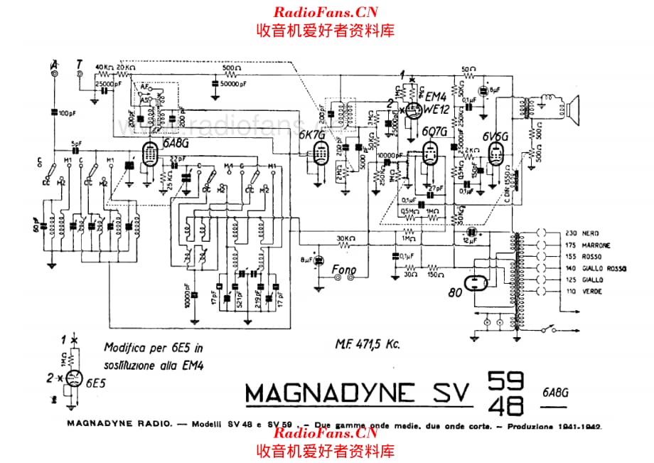 Magnadyne SV48 SV59 电路原理图.pdf_第1页