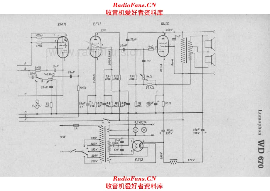 Lumophon WD670 2of2 电路原理图.pdf_第1页