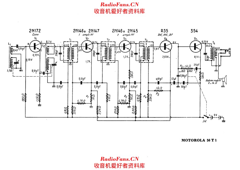 Motorola 56T1 电路原理图.pdf_第1页