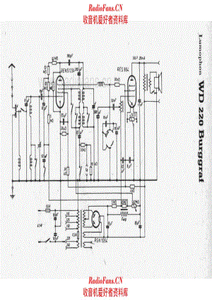 Lumophon WD220 Burggraf 电路原理图.pdf