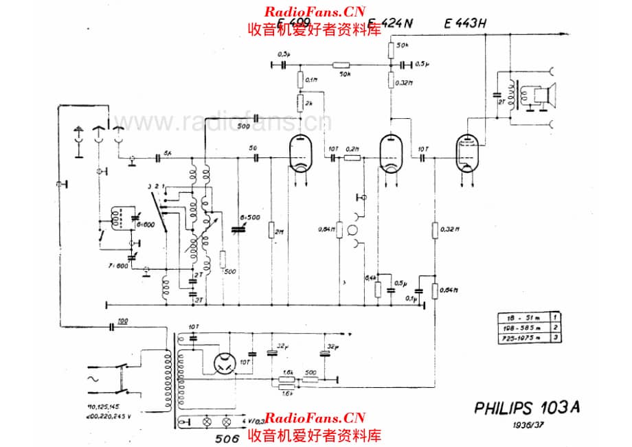 Philips 103A 电路原理图.pdf_第1页
