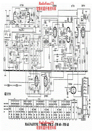 Magnadyne FM2 FM40 FM43 电路原理图.pdf