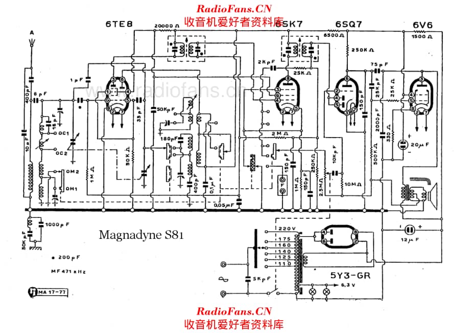 Magnadyne S81 电路原理图.pdf_第1页