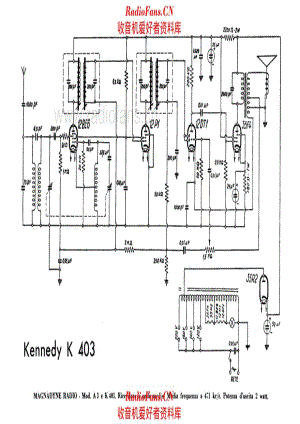 Kennedy K403 A3 电路原理图.pdf