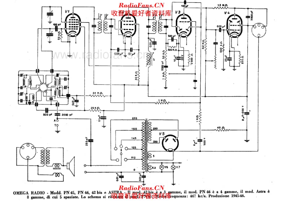 Omega PN42 bis PN45 PN46 Astra 电路原理图.pdf_第1页