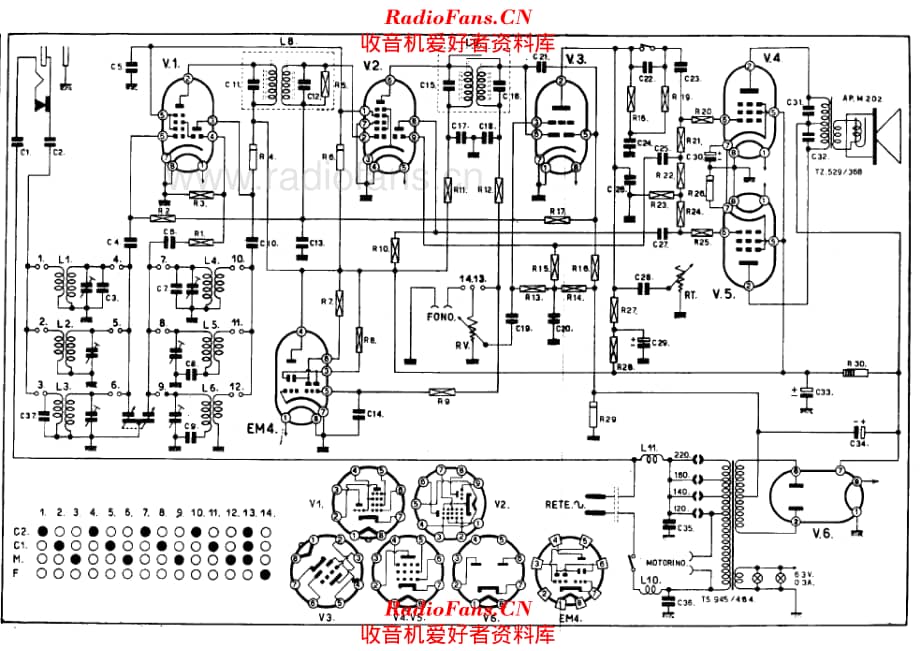 Phonola 644 电路原理图.pdf_第1页