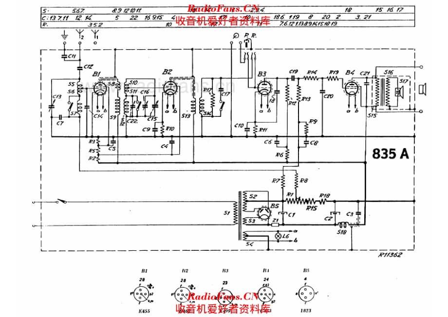 Philips 835A 电路原理图.pdf_第1页