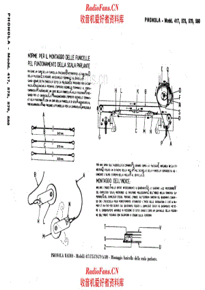 Phonola 579A 580 tuning cord 电路原理图.pdf