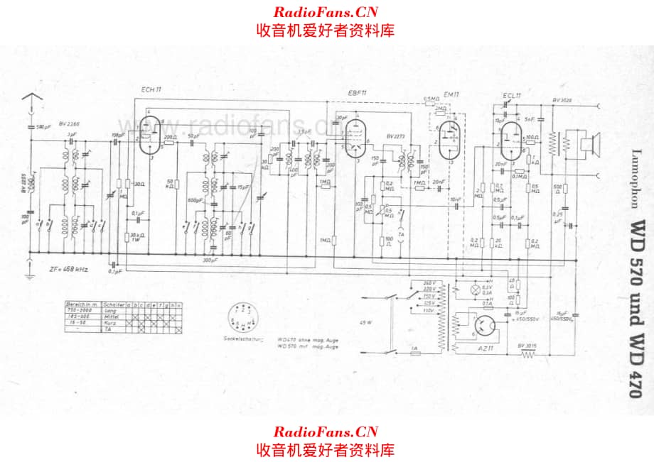 Lumophon WD570 WD470 电路原理图.pdf_第1页