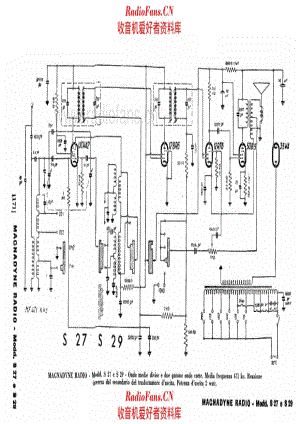 Magnadyne S27 S29 电路原理图.pdf