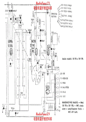 Magnadyne SV78 SV178 detector and AF amplifier 电路原理图.pdf