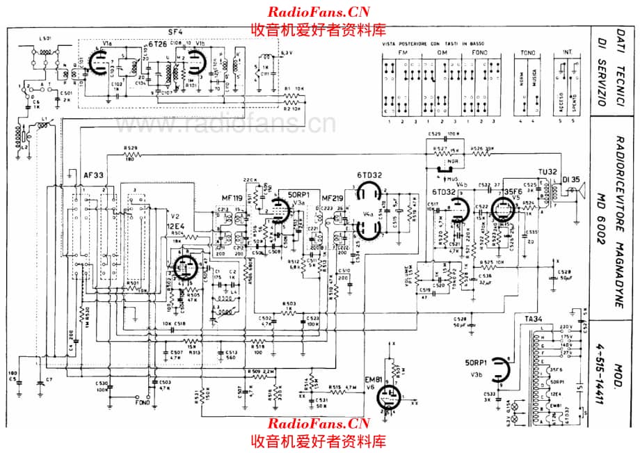 Magnadyne MD6002 电路原理图.pdf_第1页