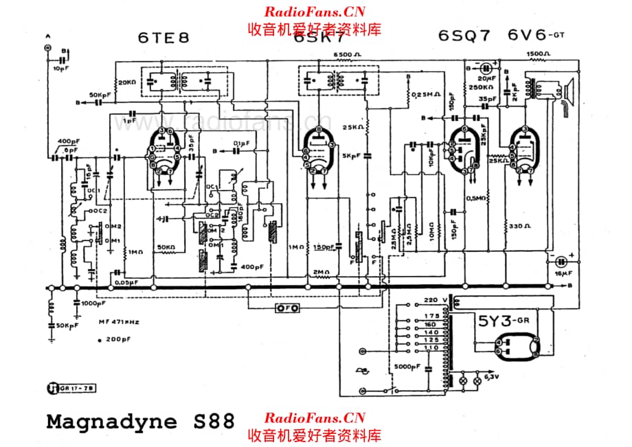 Magnadyne S88 电路原理图.pdf_第1页