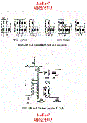 Philips BI390A BI580A circuito onde corte 电路原理图.pdf