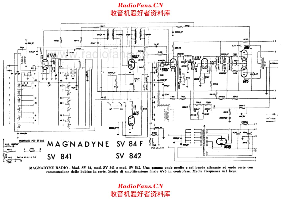 Magnadyne SV84F SV841 SV842_2 电路原理图.pdf_第1页