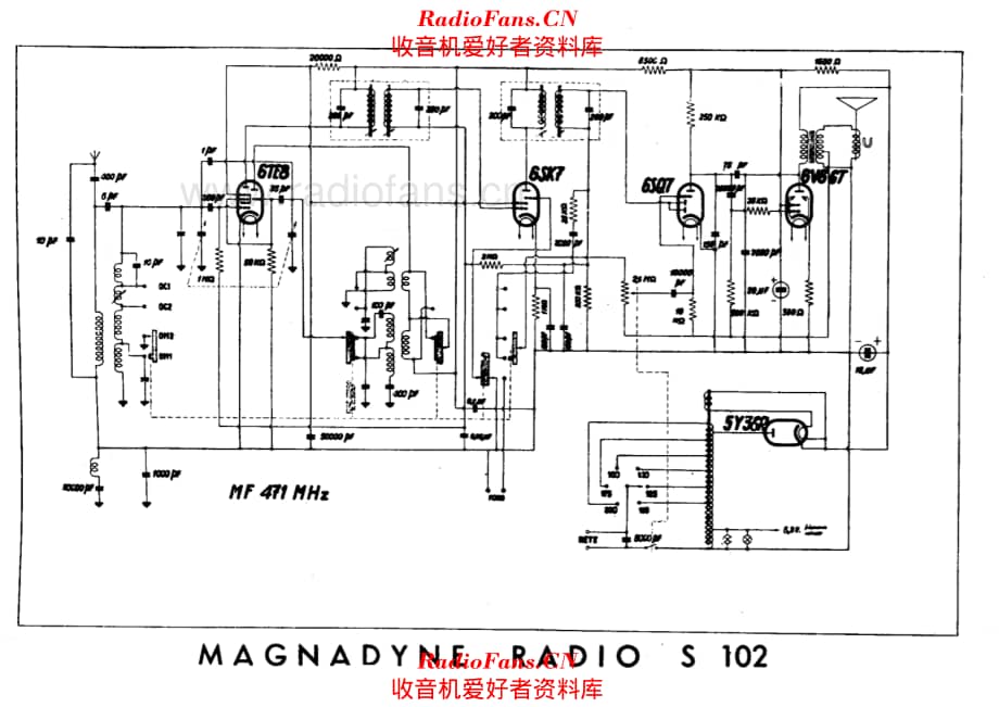 Magnadyne S102 电路原理图.pdf_第1页