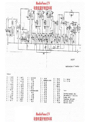 Philips Radioricevitore a 7 transistor 电路原理图.pdf