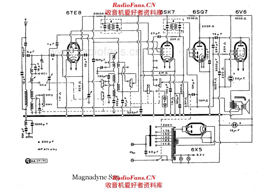 Magnadyne S25 电路原理图.pdf_第1页