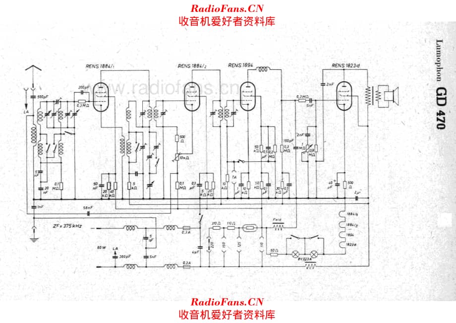 Lumophon GD470 电路原理图.pdf_第1页