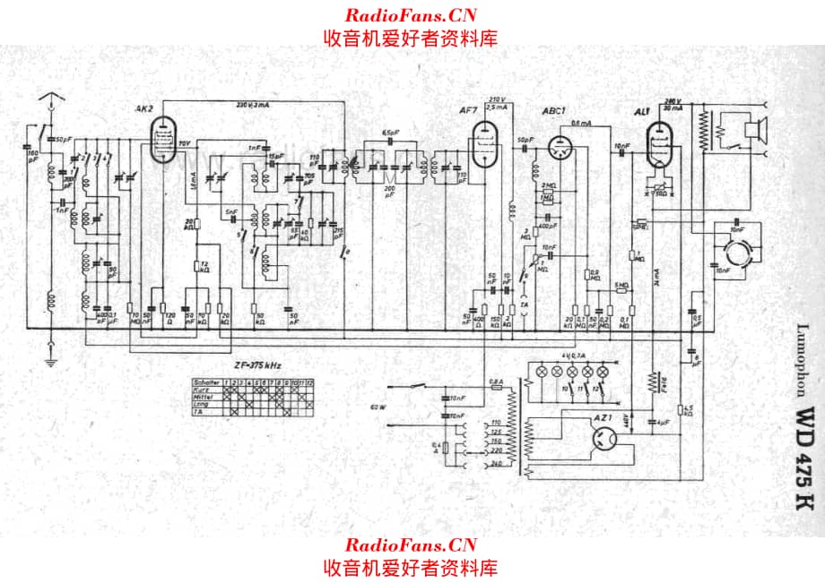 Lumophon WD475K 电路原理图.pdf_第1页