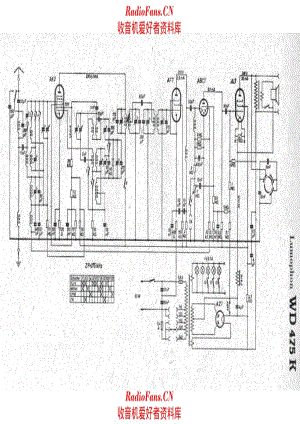 Lumophon WD475K 电路原理图.pdf