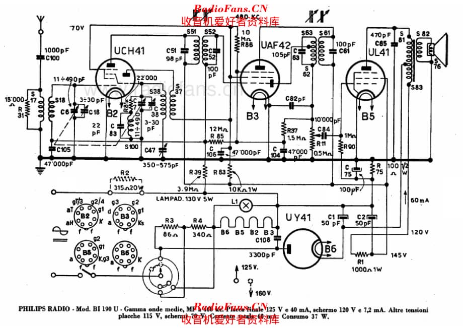 Philips BI190U 电路原理图.pdf_第1页