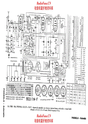 Phonola 5521-1N 5521-F alternate 电路原理图.pdf