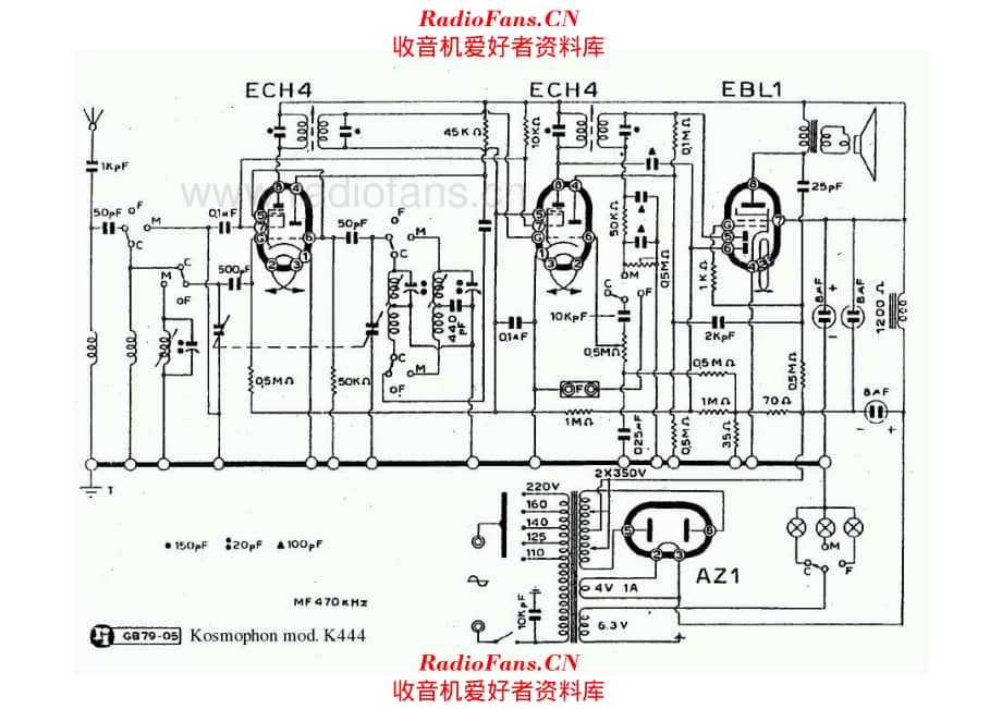 Kosmophon K444 电路原理图.pdf_第1页
