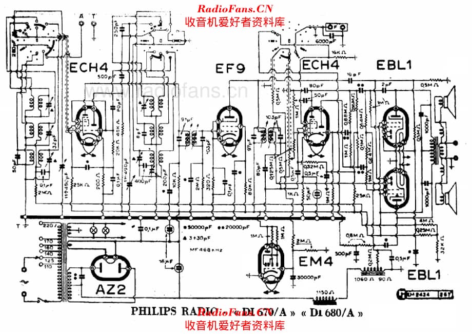 Philips DI670A DI680A 电路原理图.pdf_第1页