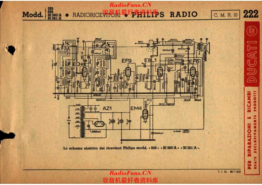 Philips 666_BI560-A_BI561-A_2 电路原理图.pdf_第1页