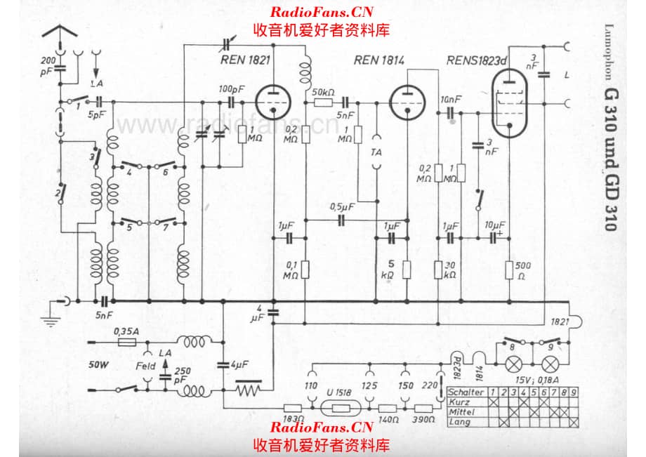 Lumophon G310 GD310 电路原理图.pdf_第1页