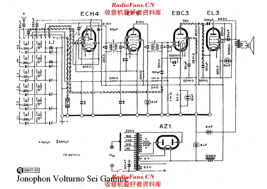 Jonophon Volturno 6 Gamme 电路原理图.pdf_第1页