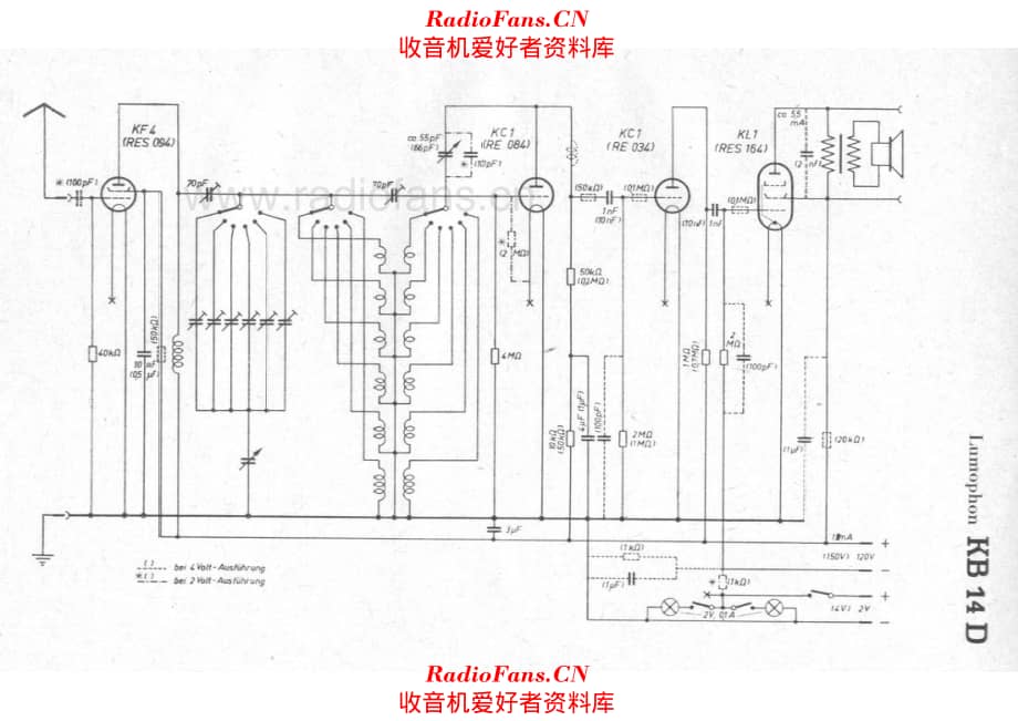 Lumophon KB14 D 电路原理图.pdf_第1页
