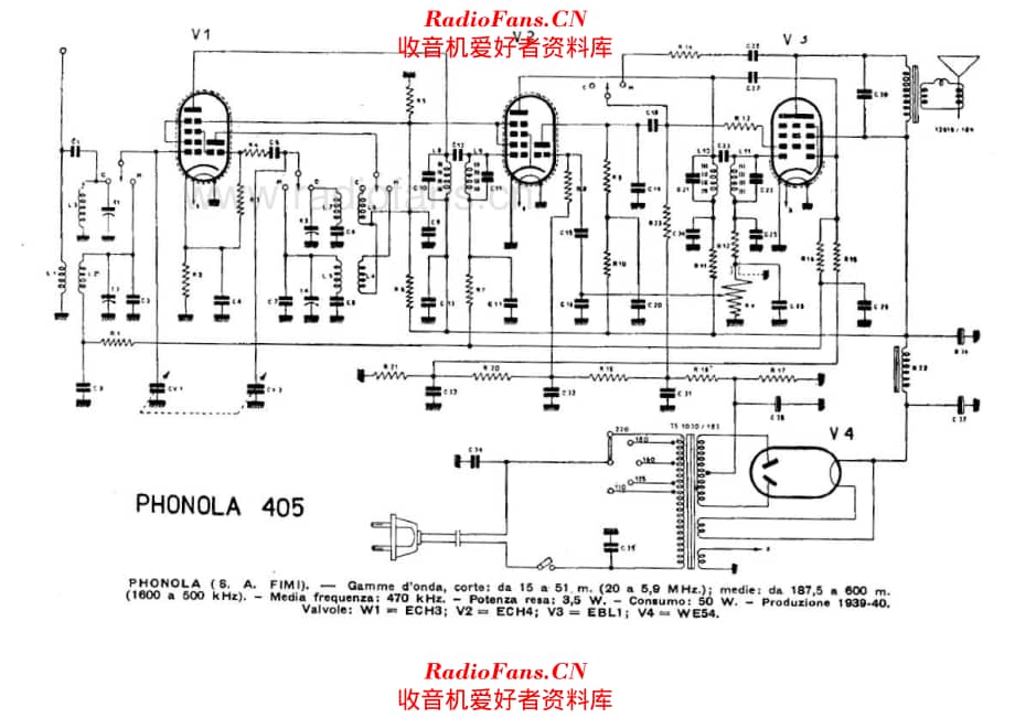Phonola 405 电路原理图.pdf_第1页