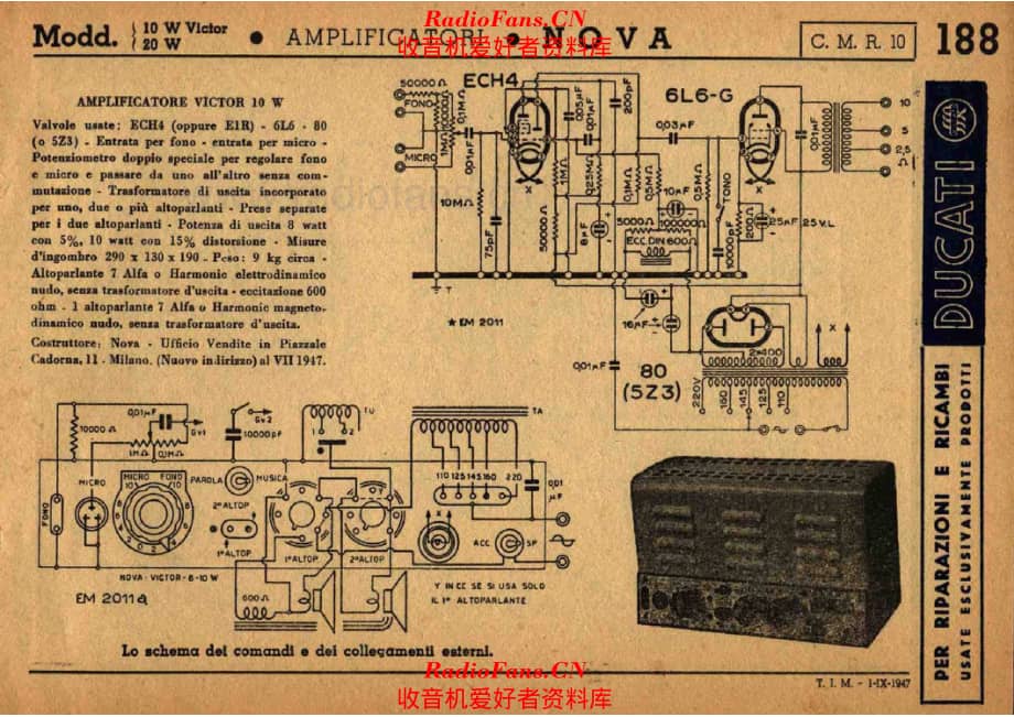 Nova 10W Victor Amplifier 电路原理图.pdf_第1页