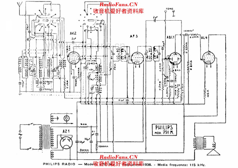 Philips 751M_2 电路原理图.pdf_第1页