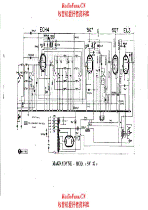 Magnadyne SV37 电路原理图.pdf
