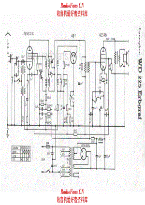 Lumophon WD225 Erbgraf 电路原理图.pdf
