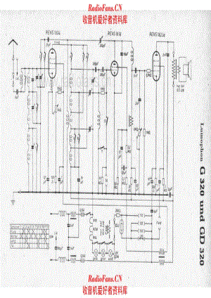Lumophon G320 GD320 电路原理图.pdf