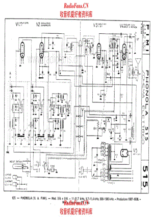 Phonola 515 电路原理图.pdf