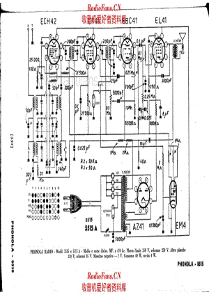 Phonola 5515_5515A 电路原理图.pdf