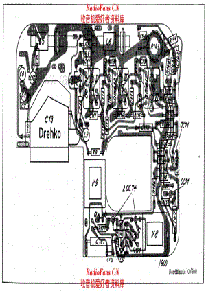 Nordmende 0-600 PCB layout 电路原理图.pdf
