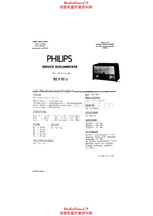 Philips B2X60U service manual 电路原理图.pdf