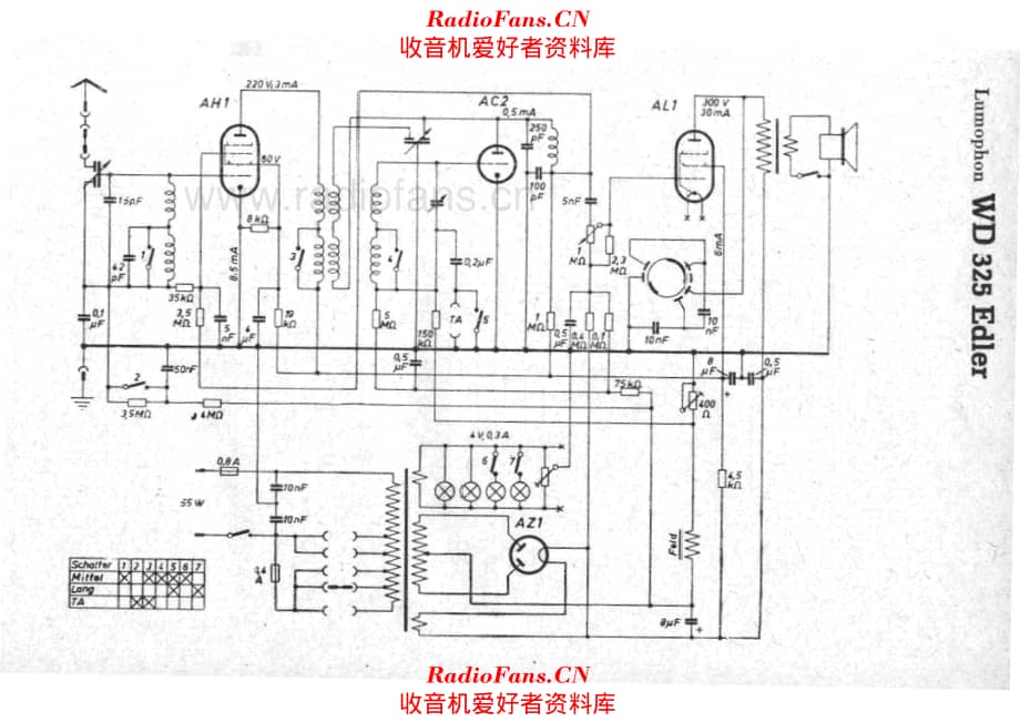 Lumophon WD325 Edler 电路原理图.pdf_第1页