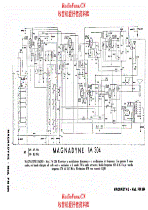 Magnadyne FM304 电路原理图.pdf