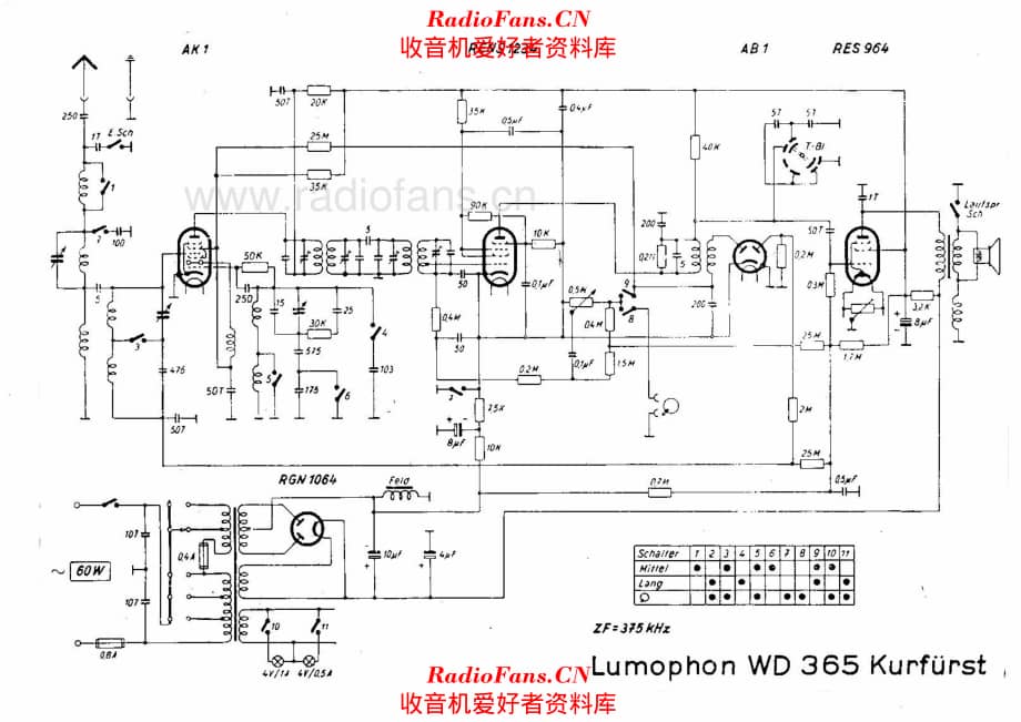 Lumophon WD365 Kurfuerst_2 电路原理图.pdf_第1页