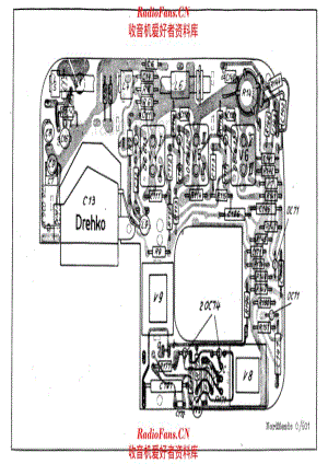 Nordmende 0-601 PCB layout 电路原理图.pdf
