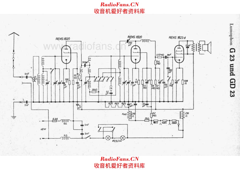 Lumophon G23 GD23 电路原理图.pdf_第1页